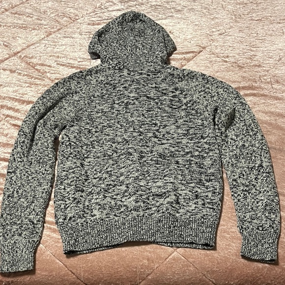 GAP Kids Black and Gray Hooded Sweatshirt - Picture 4 of 4